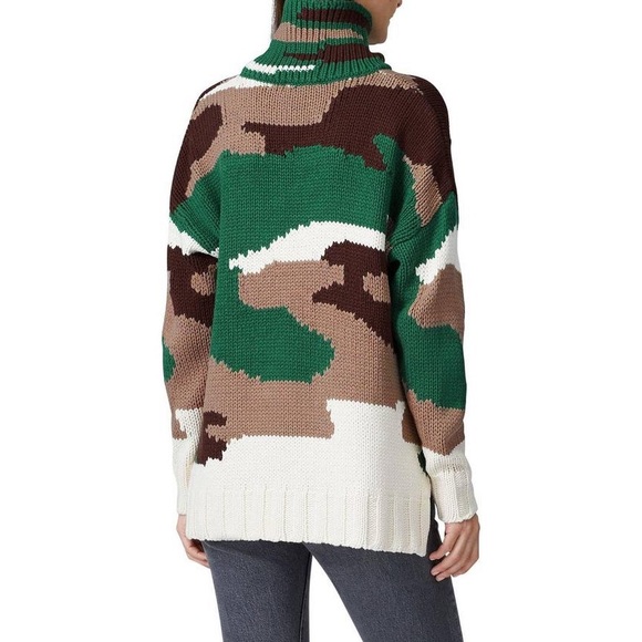 525 America Camo Turtleneck Oversized Sweater - Picture 3 of 13